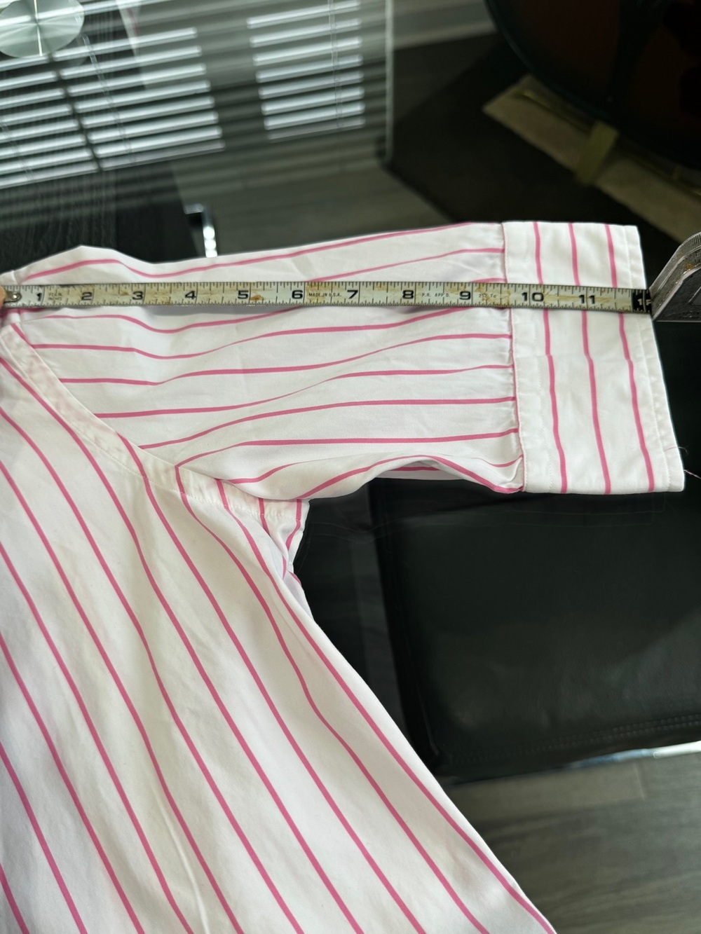 Ralph Lauren White Shirt with Pink Stripes - Picture 14 of 16